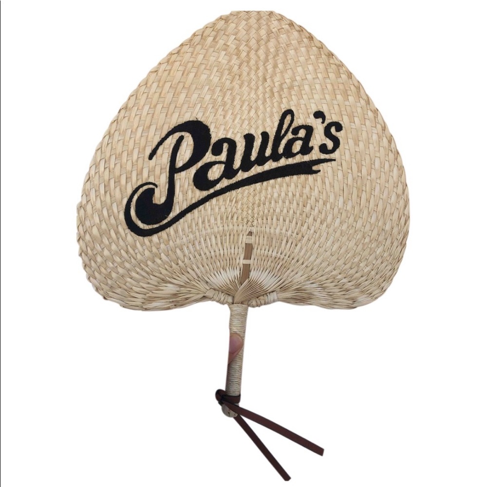 Loewe raffia hand fan